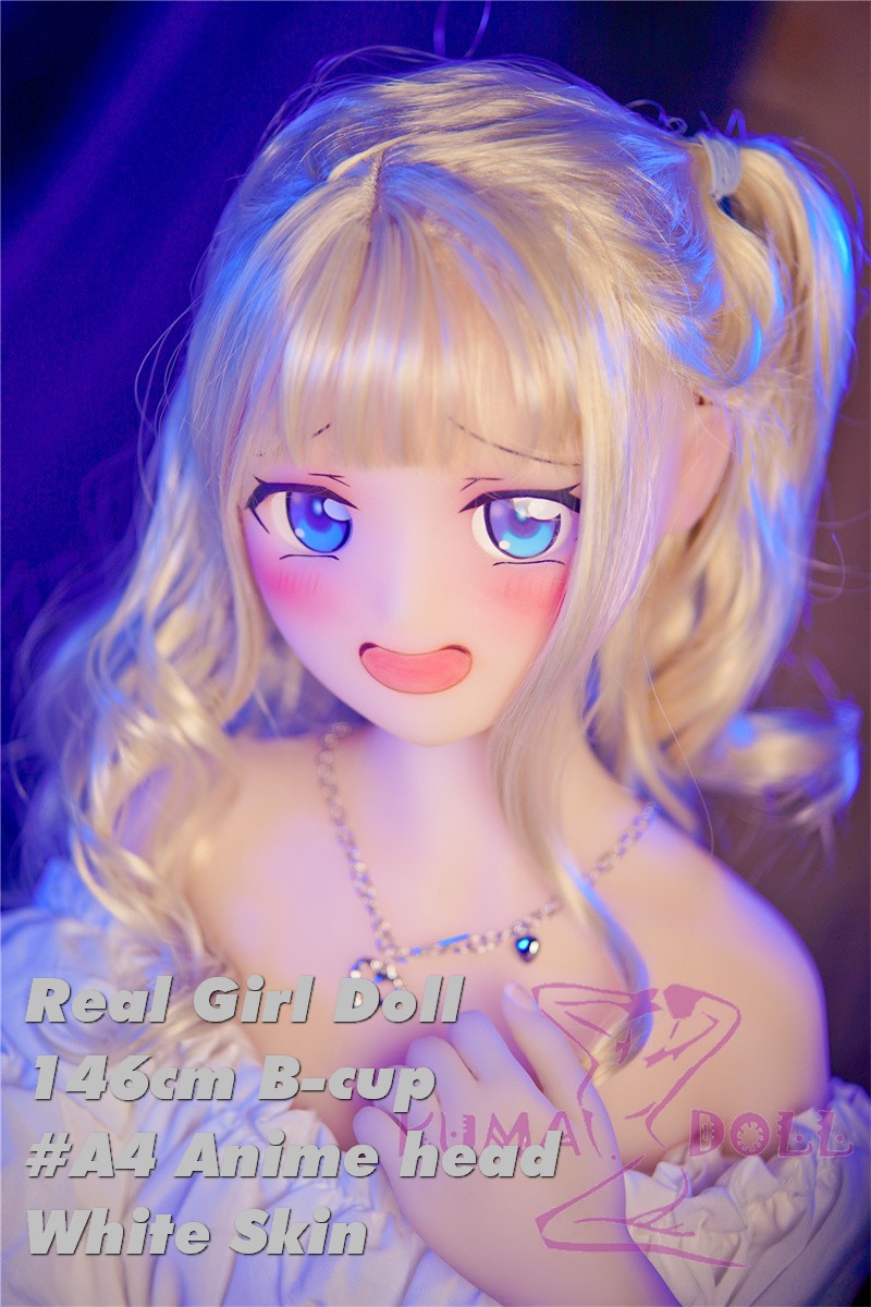 Real Girl Anime style TPE love doll 146cm/4ft8 B-cup #A4 head