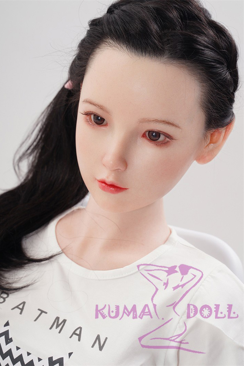 WAXDOLL Full silicone sex doll 130cm A-cup # G36 head with Realistic body makeup option