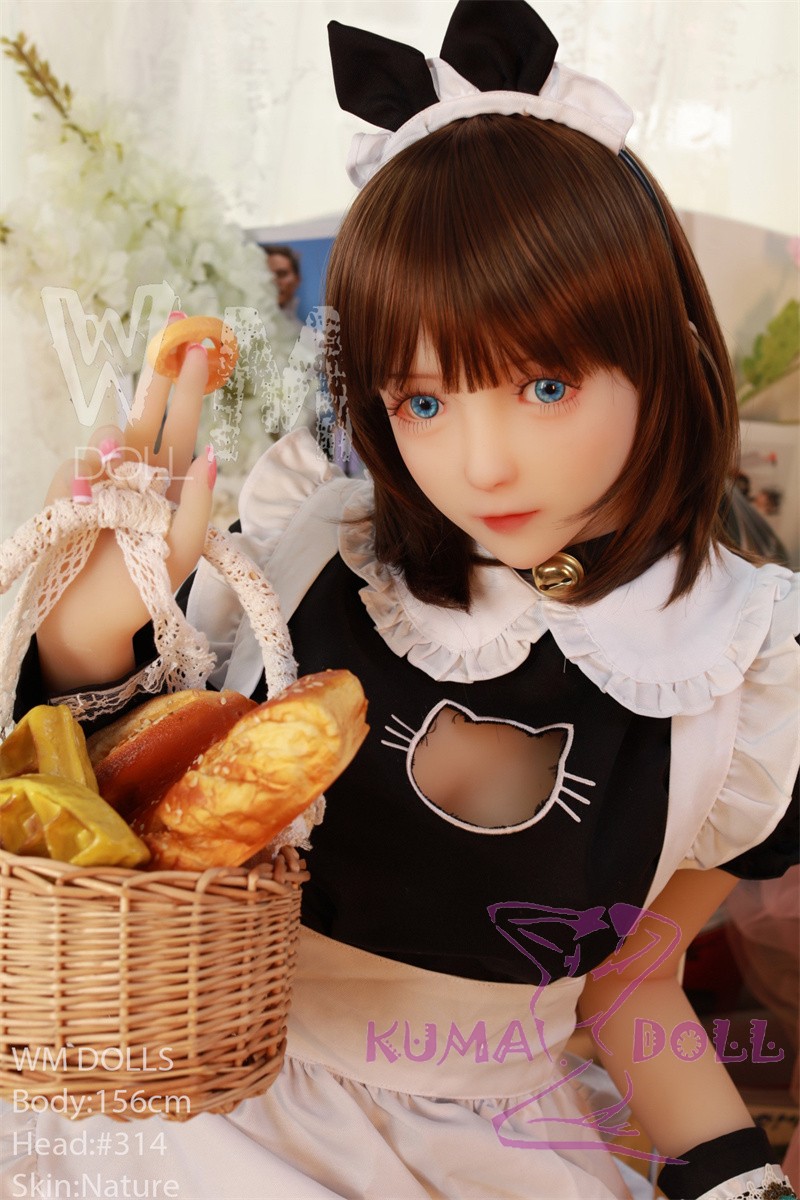WM Doll TPE Material Sex Doll 156cm/5ft1 B-Cup Doll with Head #314