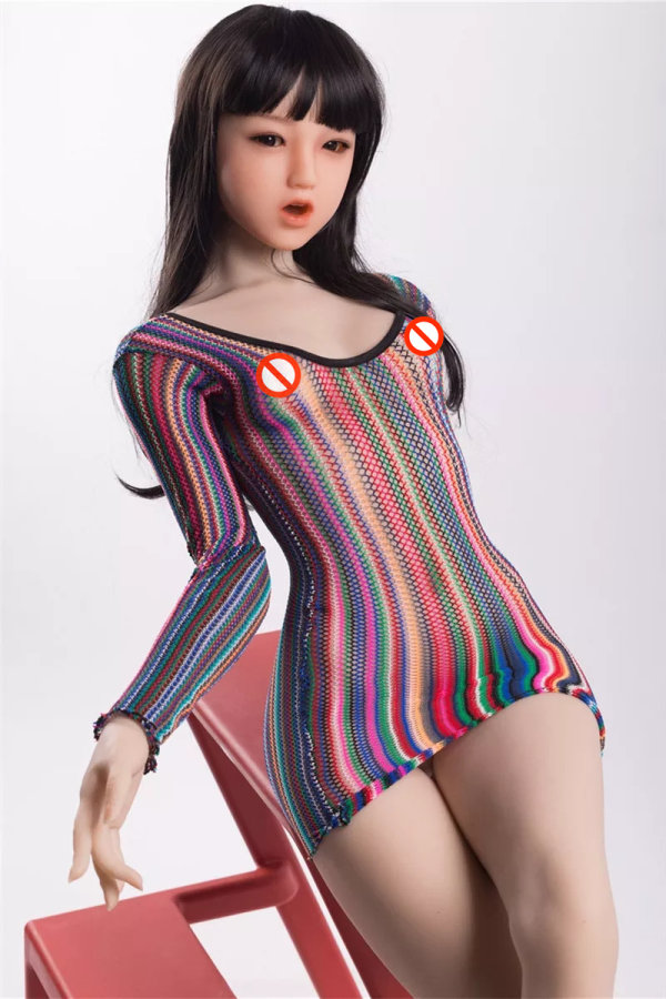 Sanhui Doll 145cm/4ft8 A-cup Silicone Sex Doll with Head #Mila