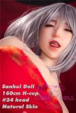 Sanhui 160cm/5.25ft H-cup Full Silicone Ultra Realistic Sex Doll #24