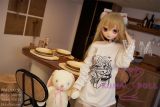 WM Doll Anime doll TPE Material Sex Doll 146cm/4ft8 C-Cup Doll with Mini Head #Y001