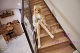 WM Doll Anime doll TPE Material Sex Doll 146cm/4ft8 C-Cup Doll with Mini Head #Y001