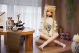 WM Doll Anime doll TPE Material Sex Doll 146cm/4ft8 C-Cup Doll with Mini Head #Y001