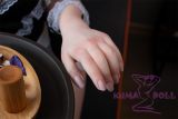 Top Sino Doll Full Silicone Sex Doll New release 145cm/4ft8 B cup T12 Miduoduo Maid outfit RRS makeup selectable
