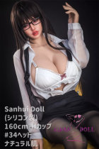 Sanhui 160cm/5.25ft H-cup Full Silicone Ultra Realistic Sex Doll #34