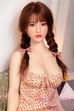 Only Love Sex Doll 158cm/5ft2 E-Cup #C Silicone head+TPE body- Red floral dress