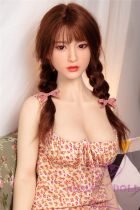 Only Love Sex Doll 158cm/5ft2 E-Cup #C Silicone head+TPE body- Red floral dress