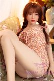 Only Love Sex Doll 158cm/5ft2 E-Cup #C Silicone head+TPE body- Red floral dress