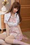 Only Love Sex Doll 158cm/5ft2 E Cup #H Silicone head+TPE body- Pink Pleated Skirt
