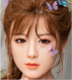 Only Love Sex Doll 158cm/5ft2 E Cup #J Silicone head+TPE body- White top pink skirt