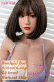 Real Girl Doll 158cm/5ft2 E-Cup Sex Doll Silicone C2 head+TPE body(material selectable)
