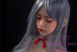Sanhui Doll 156cm/5ft1 E-cup Head #39 Silicone Sex Doll Closed-eye