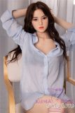Only Love Sex Doll 168cm/5ft5 D-Cup #F Silicone head+TPE body- Light Blue Shirt