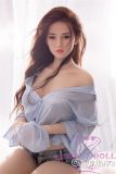 Only Love Sex Doll 168cm/5ft5 D-Cup #F Silicone head+TPE body- Light Blue Shirt