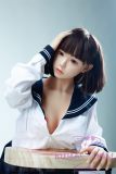 MLW doll Loli Sex Doll 145cm/4ft8 B-cup Yume head TPE material body+head+makeup selectable