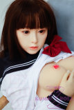 MLW doll Loli Sex Doll 145cm/4ft8 B-cup Yume head TPE material body+head+makeup selectable