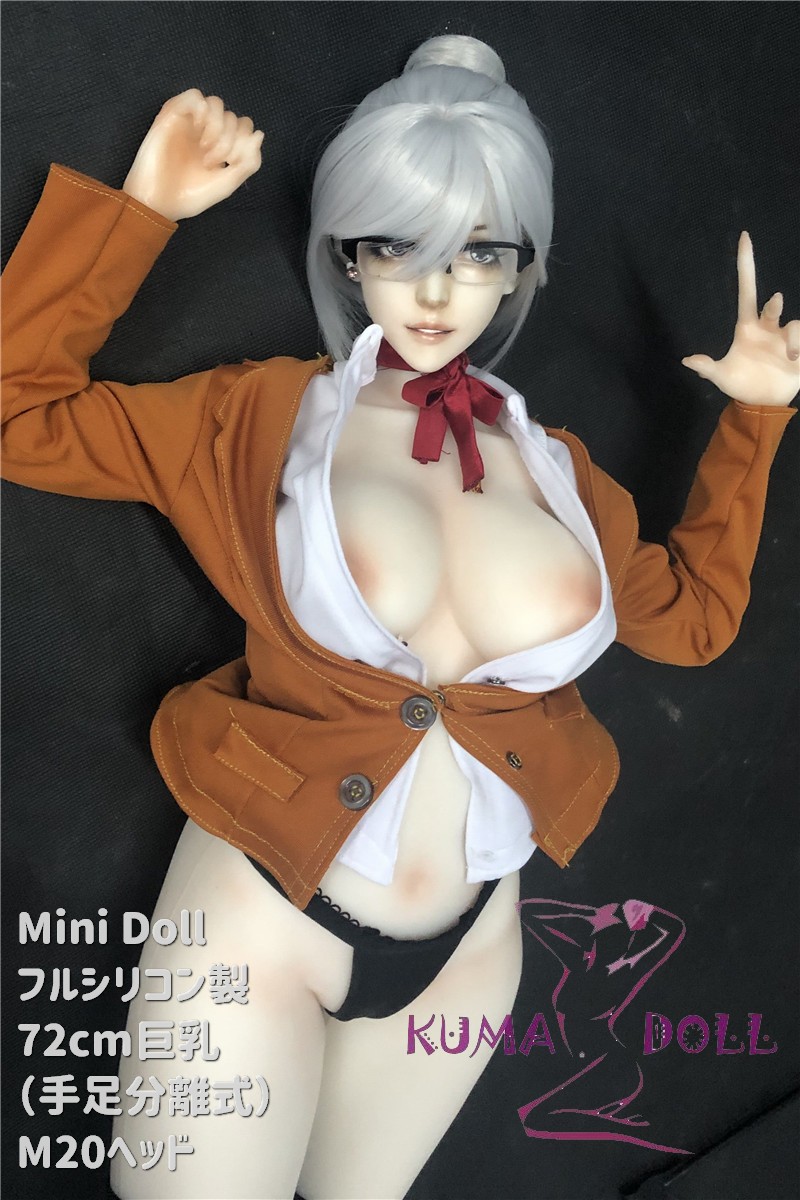 Mini doll Full Silicone sexable 72cm/2ft4 N20 head only 3.5kg easy to hide and use