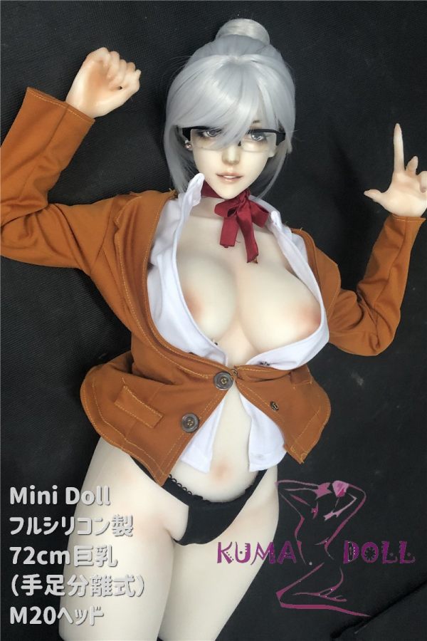 Mini doll Full Silicone sexable 72cm/2ft4 N20 head only 3.5kg easy to hide and use