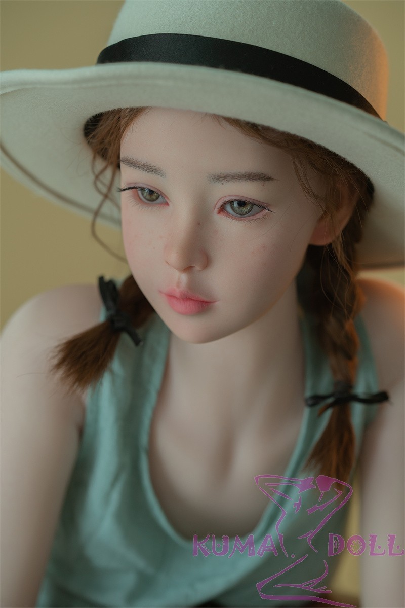 WAXDOLL Full silicone sex doll 147cm A-cup # GD06 head with Realistic body makeup