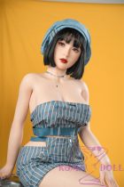 WAXDOLL Silicone Doll 165cm(5.41 ft) E-cup Full Size Lifelike Sex Doll with #GE04 Head