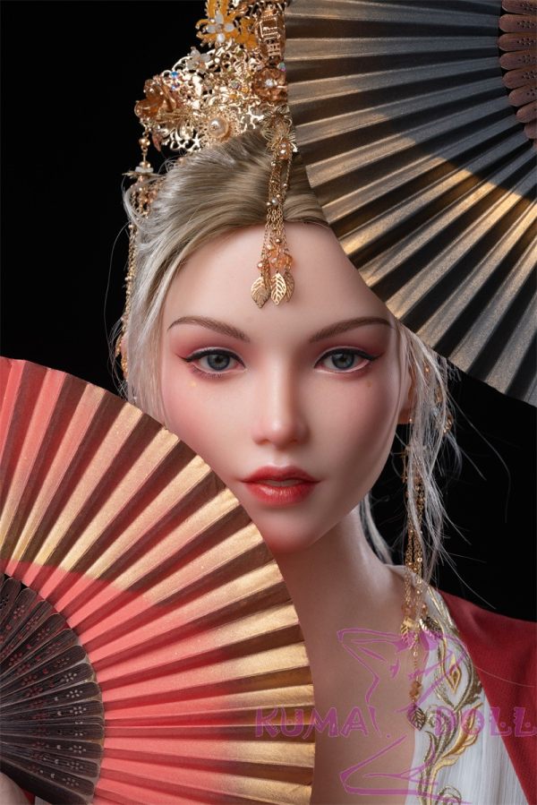 ZELEX Full silicone sex doll 170cm C-cup # GE53 head with realistic body makeup