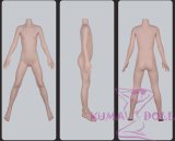 WAXDOLL Full silicone sex doll 142cm/4ft7 AA-cup # G50 head with Realistic body makeup