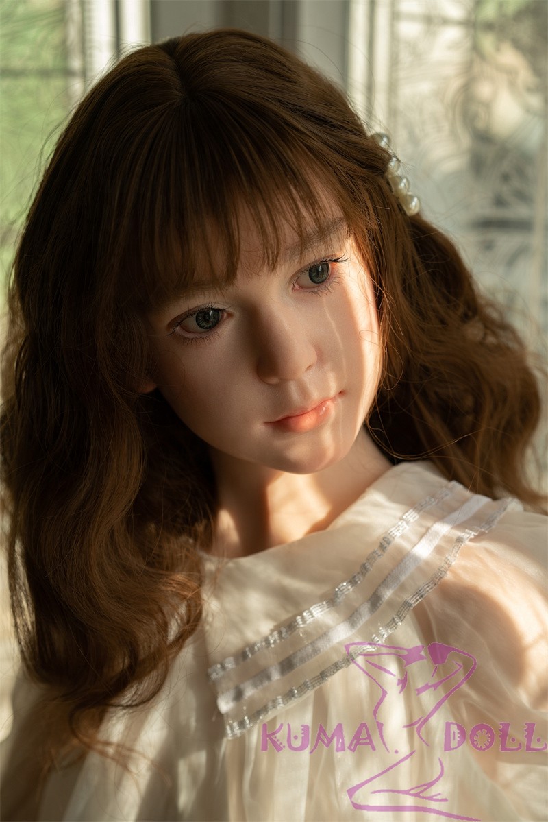 WAXDOLL Full silicone sex doll 142cm/4ft7 AA-cup # G50 head with Realistic body makeup
