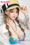 Real Girl Doll 158cm/5ft2 C-Cup Sex Doll Silicone head C1+TPE body(material selectable)