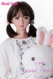 Real Girl Doll 148cm/4ft9 C-Cup TPE Sex Doll R41 head makeup selectable