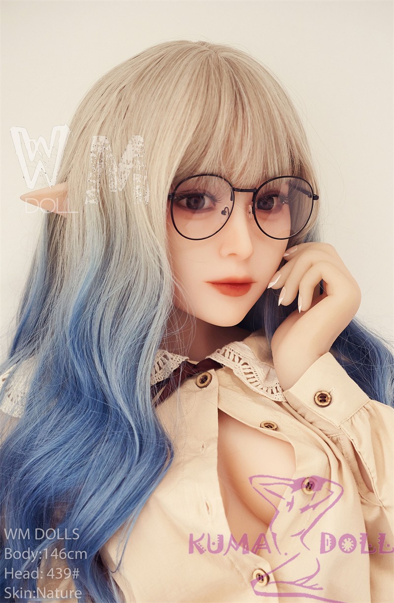 WM Doll146cm/4ft8 C-Cup Doll TPE Material Sex Doll with Mini Silione Head #439