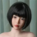 WAXDOLL Full silicone sex doll 143cm/4ft7 H-cup # G57Z-3 head with Realistic body makeup