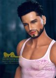 Irontech Doll Male love doll 162cm/5ft3 silicone head Kevin+ TPE body with detachable penis male doll(Tanned skin)
