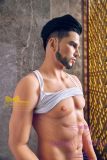 Irontech Doll Male love doll 162cm/5ft3 silicone head Kevin+ TPE body with detachable penis male doll(Tanned skin)