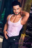 Irontech Doll Male love doll 162cm/5ft3 silicone head Kevin+ TPE body with detachable penis male doll(Tanned skin)