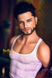 Irontech Doll Male love doll 162cm/5ft3 silicone head Kevin+ TPE body with detachable penis male doll(Tanned skin)