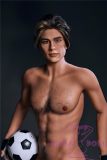 Irontech Doll Male love doll 175cm/5ft7 silicone head Charles+ TPE body with detachable penis male doll(Tanned skin)