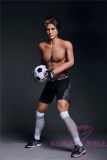 Irontech Doll Male love doll 175cm/5ft7 silicone head Charles+ TPE body with detachable penis male doll(Tanned skin)