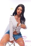 Irontech Doll Full silicone love doll 152cm/5ft A-cup S14 Head Skin Color-Light Tan