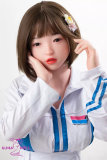 Tayu Doll Full Silicone Sex Doll 148cm/4ft9 D-cup with M3 Head Mio 19kg body+ M16 bolt Blue and White Matching