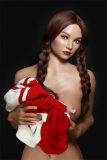 ZELEX Full silicone sex doll 170cm C-cup # GE50_1 head with realistic body makeup- Skin Color Light Tan