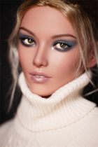ZELEX Full silicone sex doll 170cm C-cup # GE53_1 head with realistic body makeup- Skin Color Light Tan