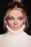 ZELEX Full silicone sex doll 170cm C-cup # GE53_1 head with realistic body makeup- Skin Color Light Tan