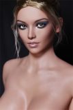 ZELEX Full silicone sex doll 170cm C-cup # GE53_1 head with realistic body makeup- Skin Color Light Tan