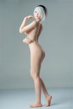ZELEX Full silicone sex doll 170cm C-cup # GE57Z_4 head with realistic body makeup- Skin Color Natural