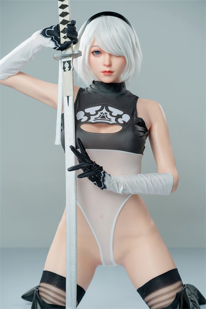 ZELEX Full silicone sex doll 170cm C-cup # GE57Z_4 head with realistic body makeup- Skin Color Natural