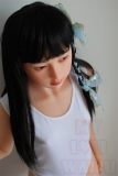 MLW doll Loli Sex Doll 145cm/4ft8 A-cup Akari head TPE material body+head+makeup selectable