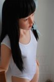 MLW doll Loli Sex Doll 145cm/4ft8 A-cup Akari head TPE material body+head+makeup selectable