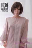 Real Girl Doll 148cm/4ft9 C-Cup TPE Sex Doll R34 head makeup selectable