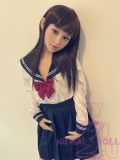 MLW doll Loli Sex Doll 145cm/4ft8 A-cup Arisa head TPE material body+head+makeup selectable